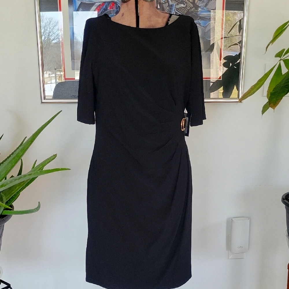 JH Dress, Black, NWT, 14 P